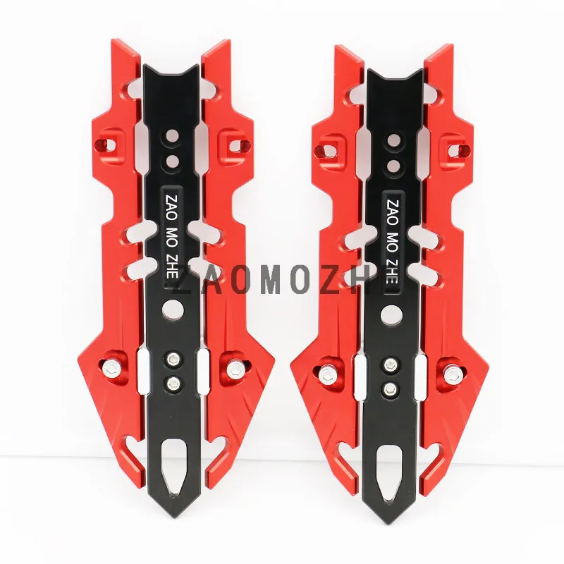 red 2 Pcs Аксессуары для мотоциклов до ударопрочный чехол внедорожные транспортные средства передний амортизатор крышки для Yamaha MT-09 MT-07 MT-03 FZ1 FZ8 - Цвет: red 2 Pcs