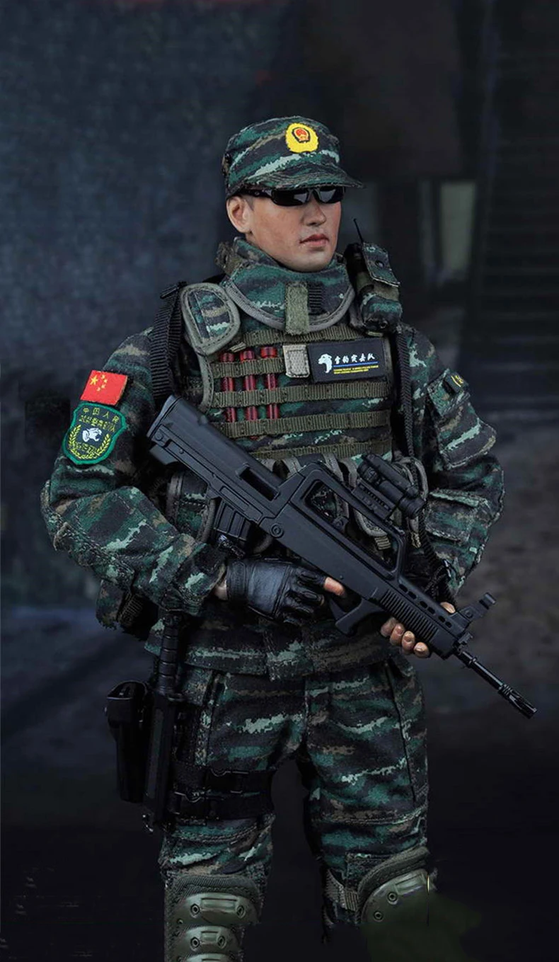 

1/6 Scale Snow Leopard commando armed Full Set Collections action figure with weapons for collection