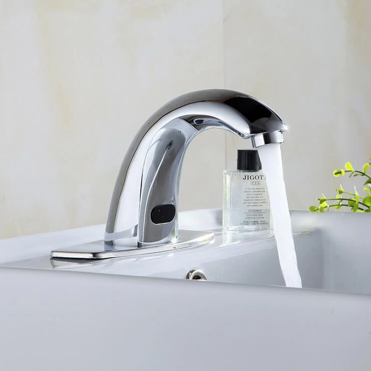 Copper automatic sense wash hand faucet Medical Kitchen/Bathroom brass infrared water tap sink basin | Обустройство дома