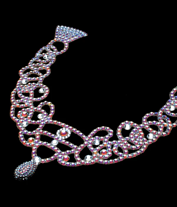 2016 новое поступление аксессуары для латиноамериканских танцев ожерелья senior stones