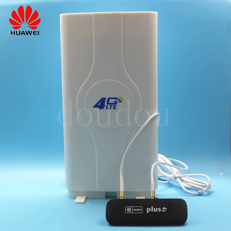 Разблокированный новый Huawei E3372 E3372s 153 4G LTE 150 Мбит/с антенной USB модем ключ карта