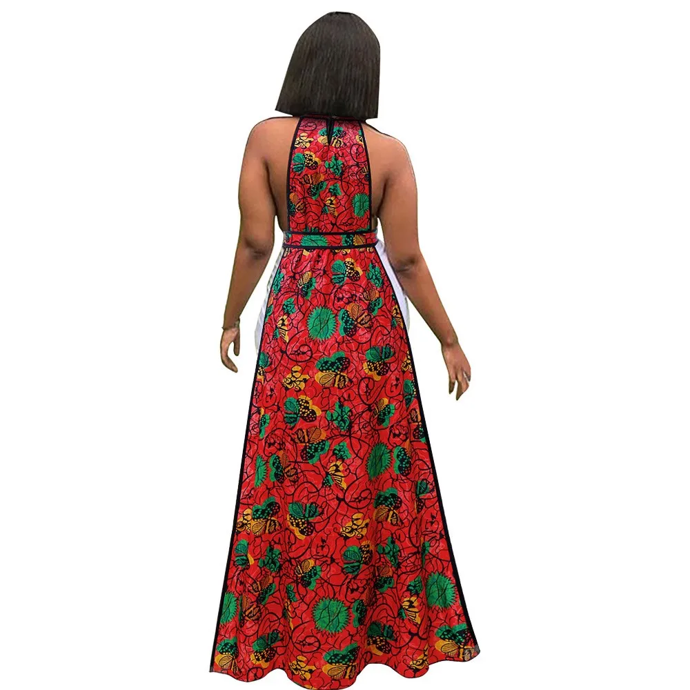 Женское винтажное пляжное платье Бохо с цветочным принтом двойная сторона