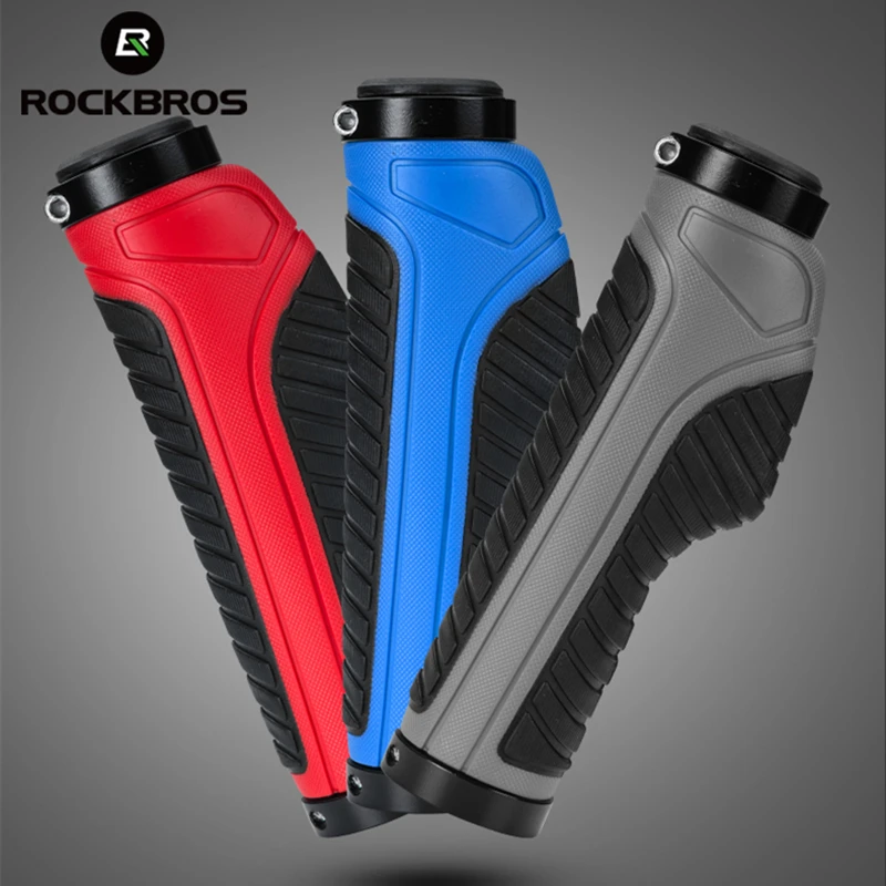 ROCKBROS ухваты MTB дорожный велосипед с двойным замком резиновые ручки Анти-занос
