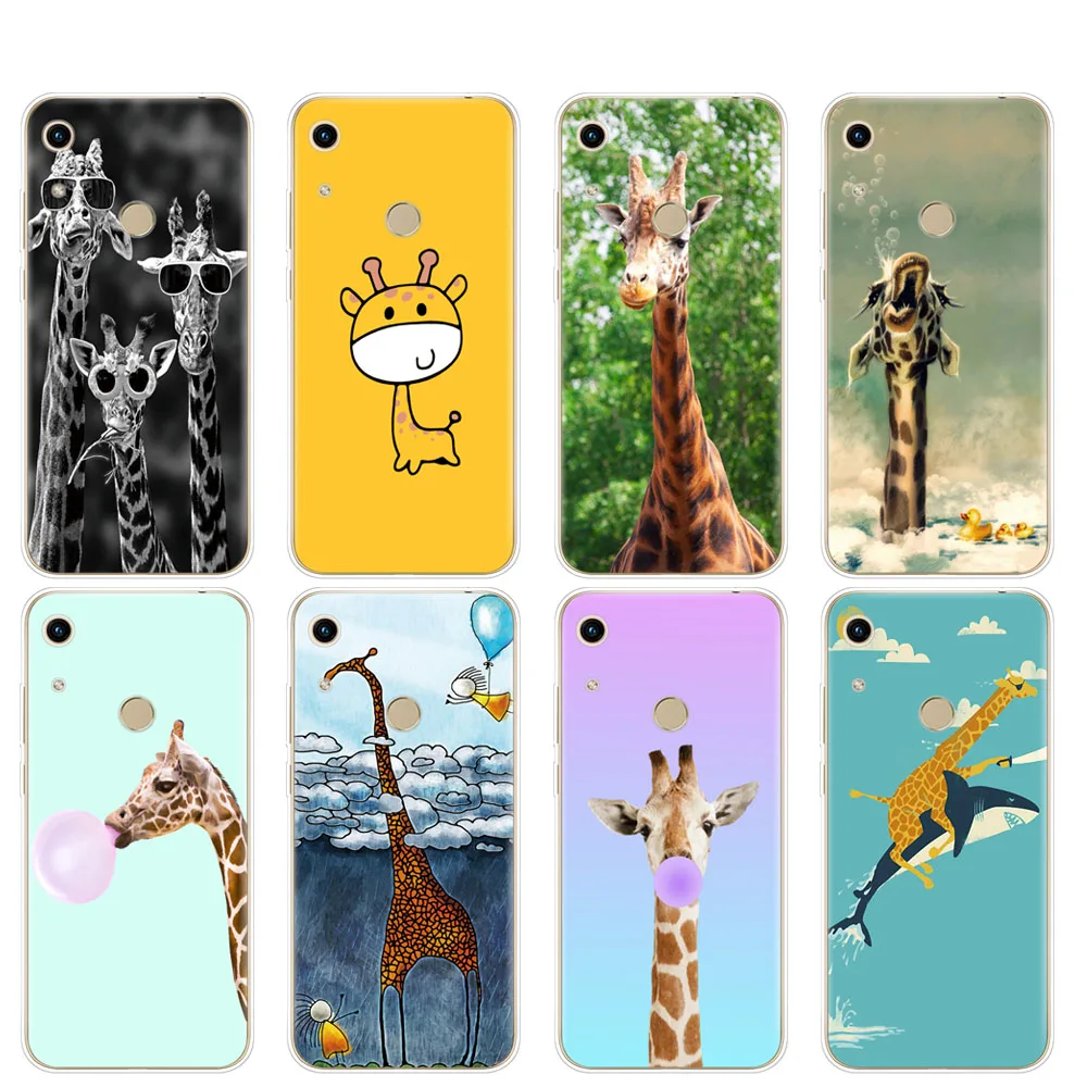 Чехол для Huawei Honor 8A PRO 8C 8X 10 i play чехол накладка huawei Y5 Y6 Y7 Y9 2019 pro Prime giraffes с милыми