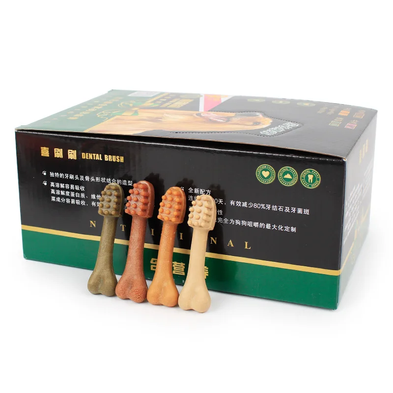 1 шт. игрушки для чистки зубов домашних животных зубная щетка в форме собак кошек