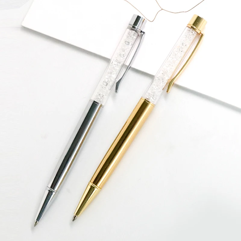 1 шт. Металлические Хрустальные гелевые ручки новые канцелярские принадлежности