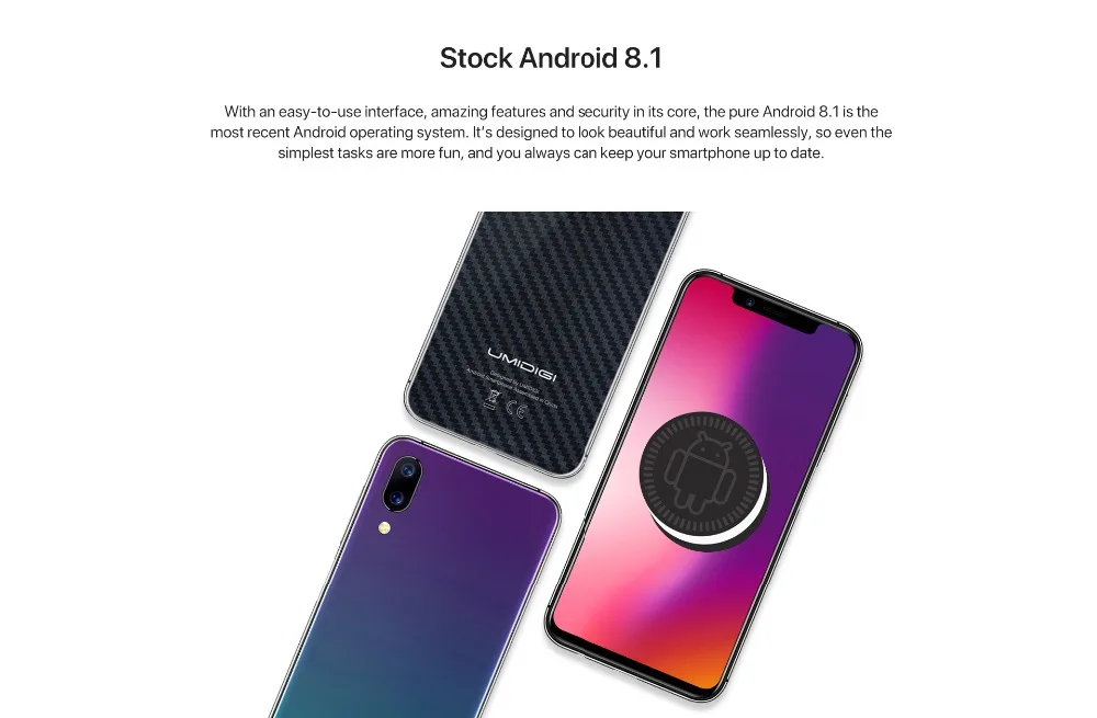 Umidigi One Pro, 4G ram, 64 ГБ rom, 5,9 дюймов, мобильный телефон Helio P23, четыре ядра, Android 8,1, 12 Мп+ 5 МП, двойная камера, Беспроводная зарядка, 4G, сотовый телефон