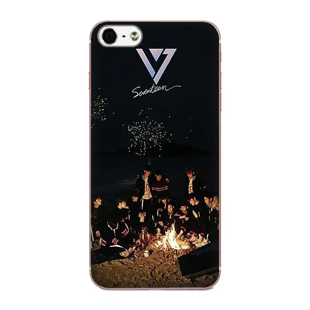 Чехол для мобильного телефона из ТПУ с логотипом Kpop Seventeen Huawei P7 Honor 4C 5A 5C 5X 6 6C 6A 6X 7 7X