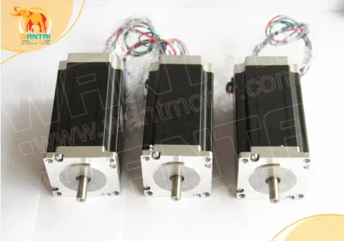 

3pcs Wantai Nema23 Stepper Motor WT57STH115-4204A 428oz-in 3Nm 4.2A Medical Automation Imaging Printing