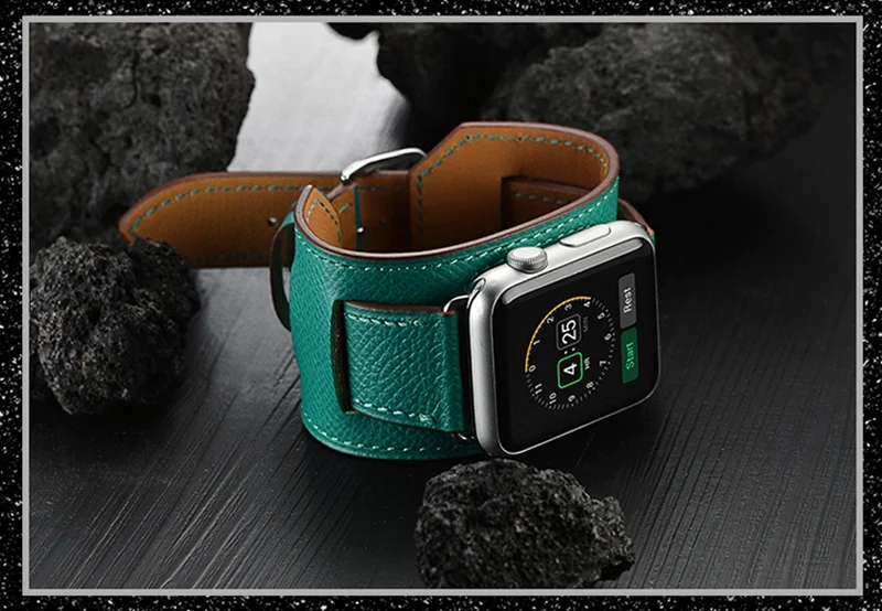 URVOI манжета для Apple Watch band series 6 5 4 3 2 1 SE ремешок iwatch ремень качество Натуральная