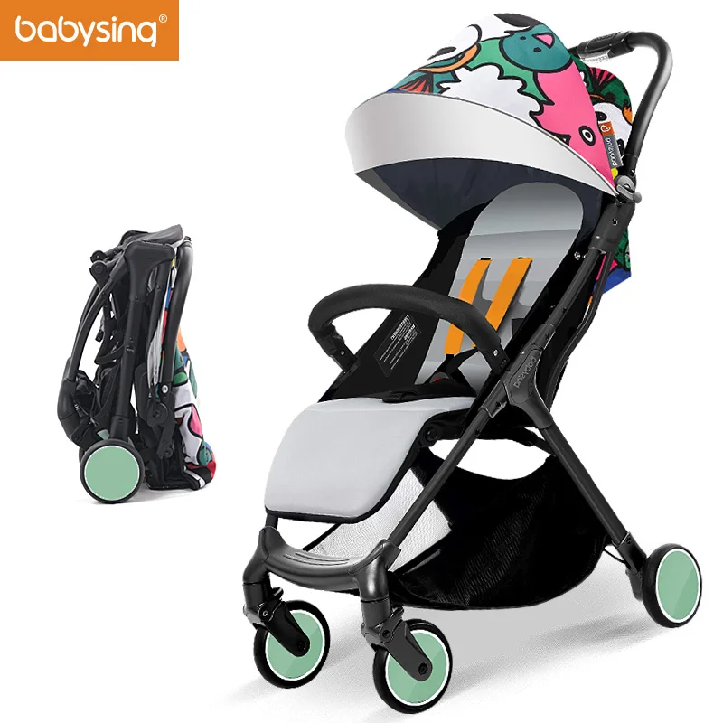 Babysing S GO III легкий одной рукой в сложенном виде Портативный Путешествия коляска
