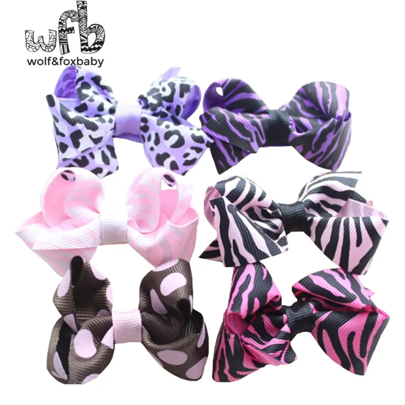 

Retail 5pcs/pack Kids children Cute leopard Print Bowknot hairband Hair Clip Multi-Style Hair Accessaries hairpins NEW 2014