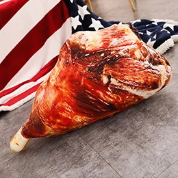 26 видов барбекю овощи/фрукты/рыба/мясо/утка/курица подушка в виде еды Фаршированная запеченная закуска плюшевая подушка как настоящая подушка - Цвет: Trotter