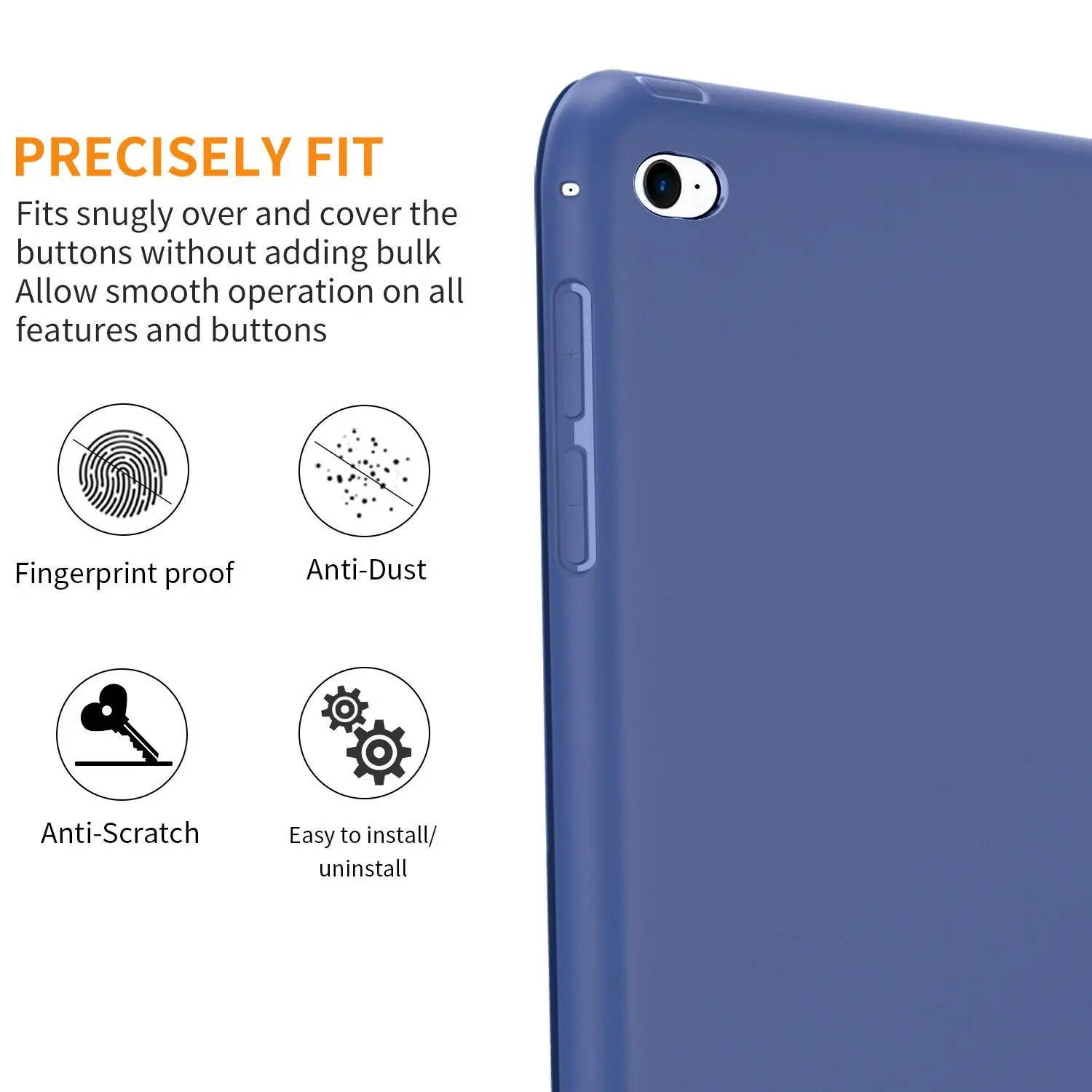 Чехол для Apple iPad Mini 4 3 2 1, тонкий чехол из искусственной кожи, мягкий силиконовый чехол с подставкой для iPad Mini 5, чехол