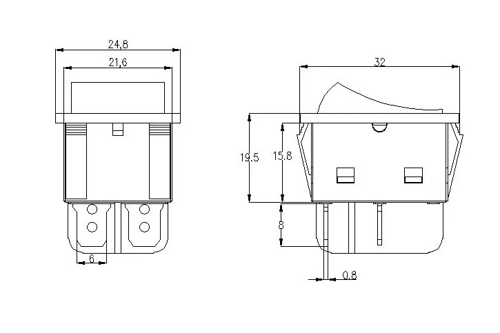 Вкл/Выкл 30A/250V 16A/250V тяжелой нагрузке 4 pin t85 перекидной переключатель с светильник 12V 24V 110V 220V 380V