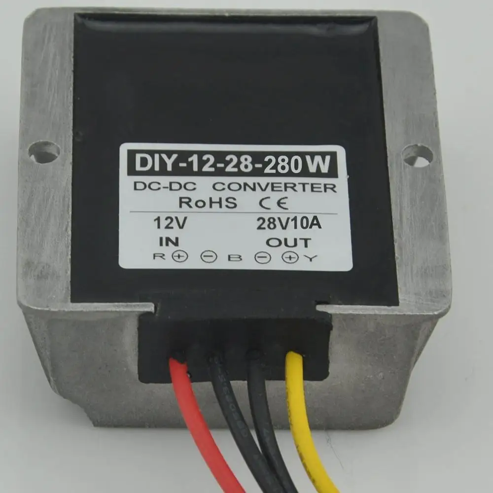 DC Converter Module power adaptor Regulator 12V(9-28V) Step up to 28V 10A 280W 10PCS | Обустройство дома