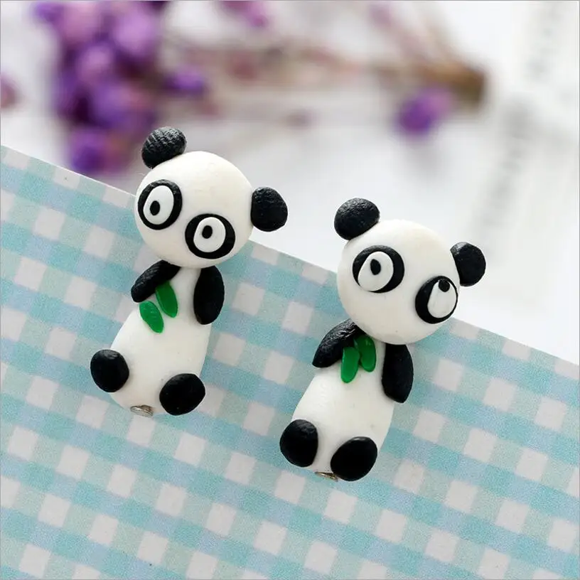 Новинка Kuziduocai! Модные Изящные ювелирные изделия мягкая керамика 2 5*1 5 см