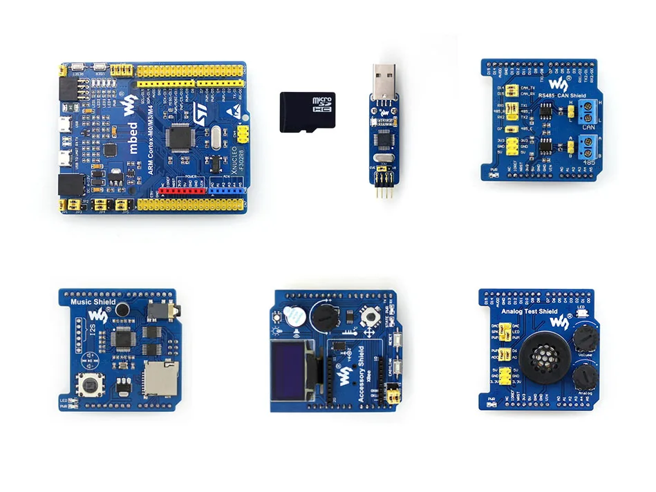 STM32 XNUCLEO-F302R8 посылка B поставляется с OLED RTC AD/DA аудио кодеком RS485 может на плате Cortex-M4