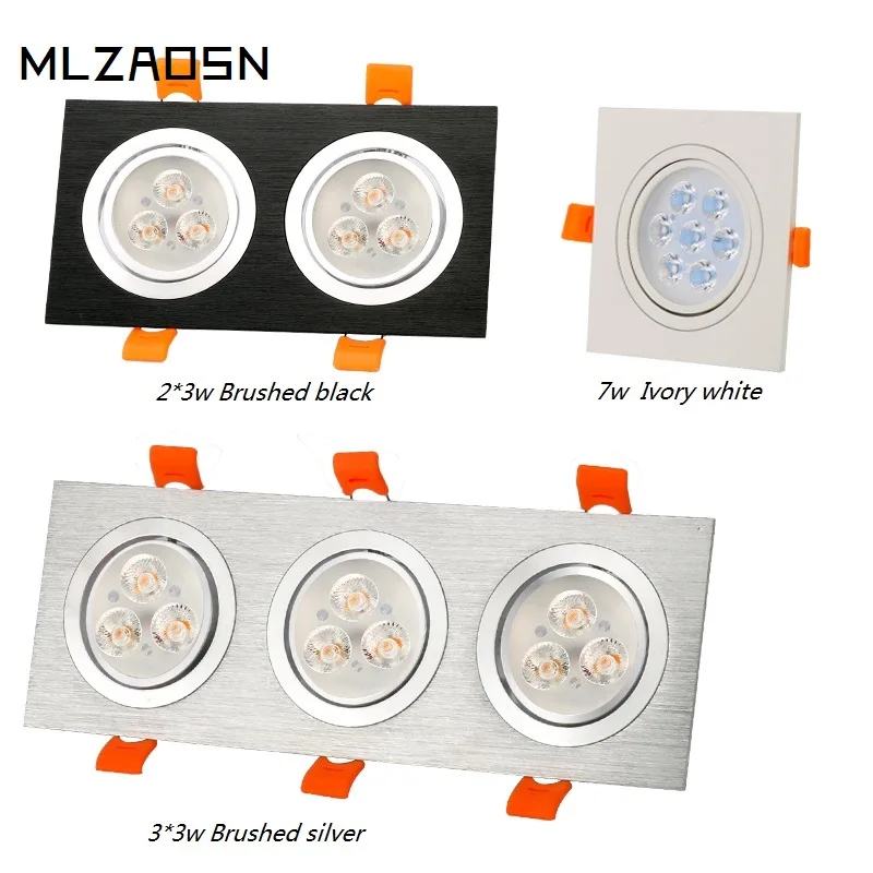 LED3W ~ 21 Вт Высокая мощность одна осветительная головка двойной головкой три
