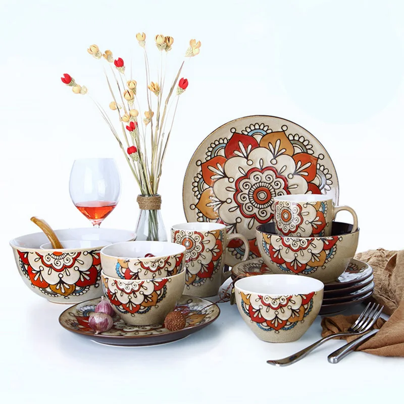Брендовая высококачественная керамическая посуда в западном стиле