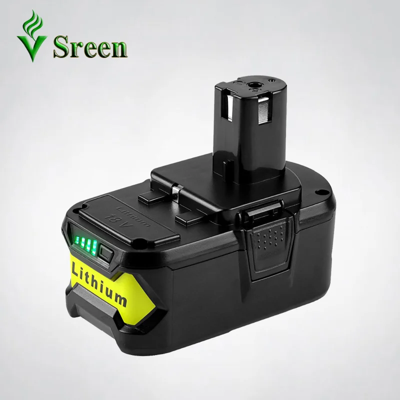 5 шт. 5000 мАч Замена Батарея для Ryobi P108 P107 P104 RB18L40 Перезаряжаемые Pack 18 В литий ионный