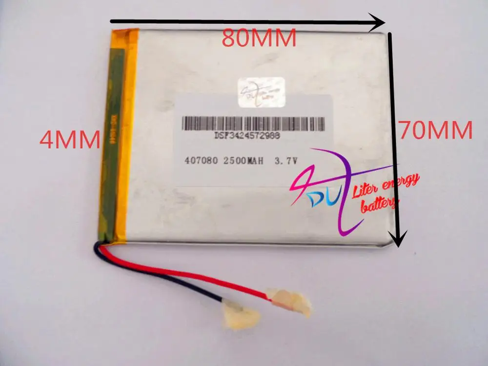 Лучший бренд батареи оригинальный литий-ионный аккумулятор 3 7 v 2500mAh планшетный
