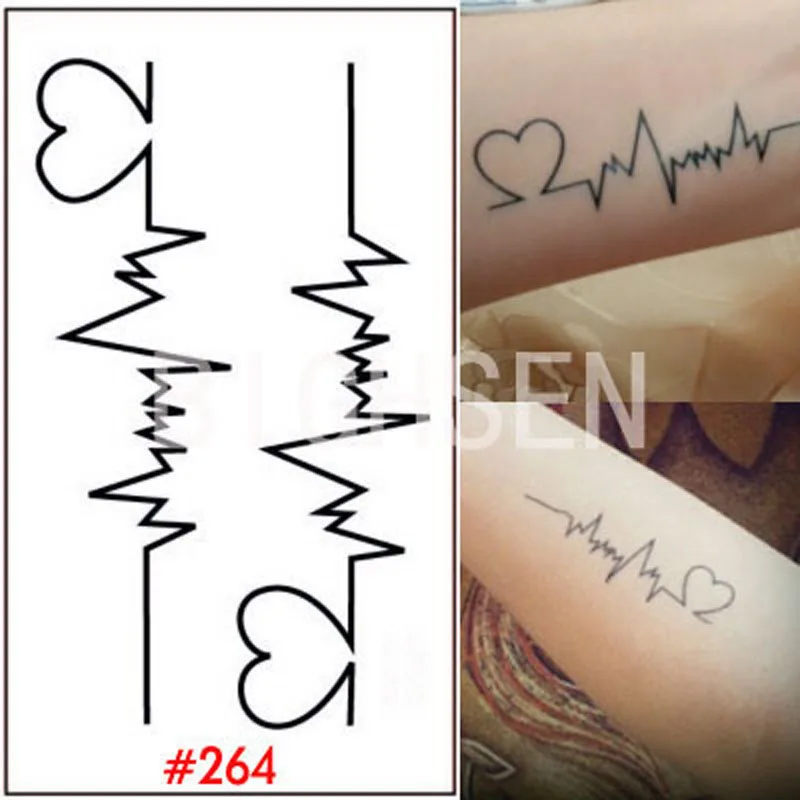 1 Листов Татуировки Трафарета Временные Наклейки Палец Боди-Арт