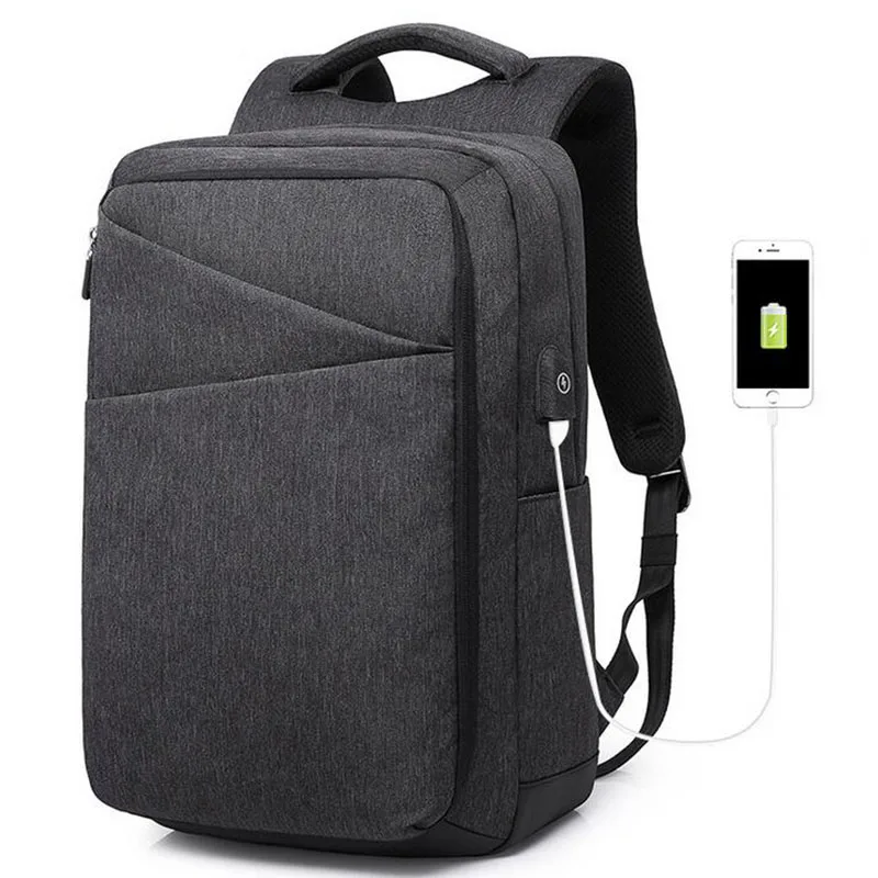 Рюкзак Tangcool мужской водонепроницаемый с usb зарядкой для ноутбука 17 3