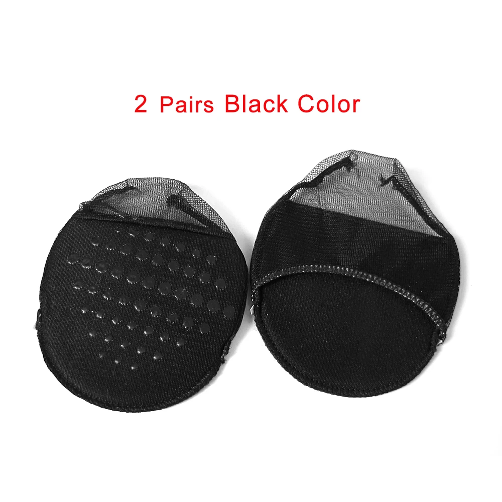 2 Pairs Black 1 или 2 пары на высоком каблуке противоскользящая силиконовая точечная невидимая стелька для переднего отдела стопы - Цвет: 2 Pairs Black