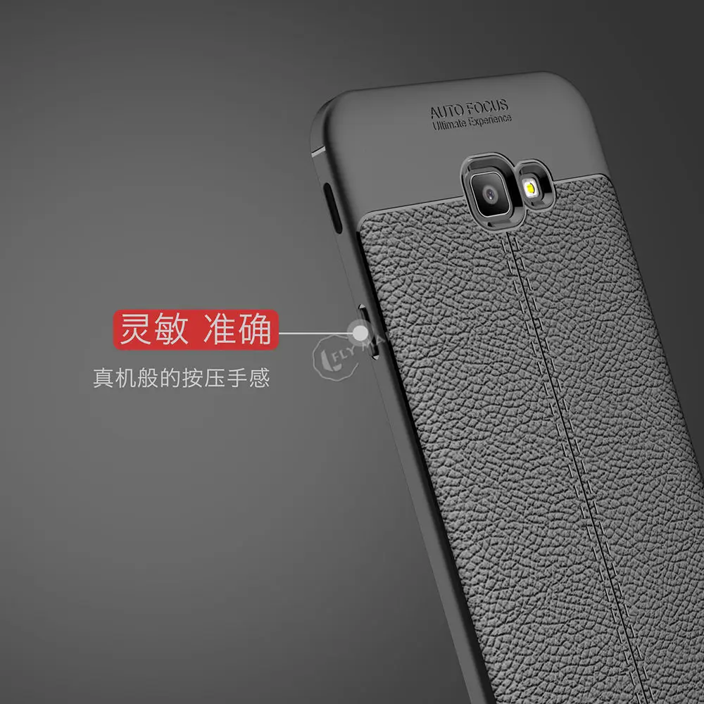 Soft Cover for Samsung Galaxy J4 Plus SM J415F J415FN/DS SM-J415F SM-J415FN/DS J4Plus Litchi Leather Grained Silicon Phone Case |