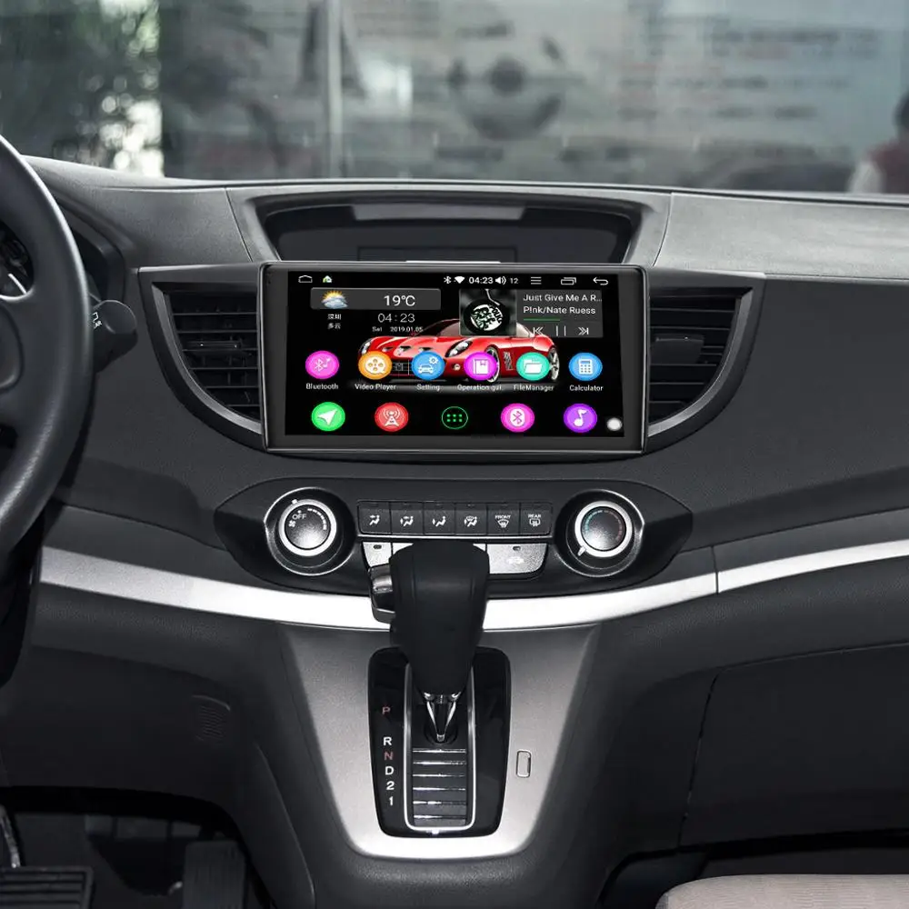 Автомобильный мультимедийный радиоприемник SPDIF 10 1 дюйма Android 8 для Honda CRV 2012 2015 GPS DSP