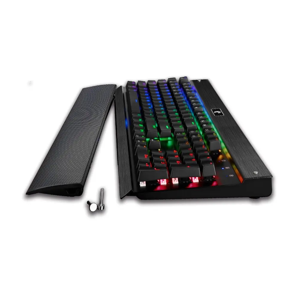 Механическая клавиатура Z 77 RGB с подсветкой 104 клавиш тактильные синие