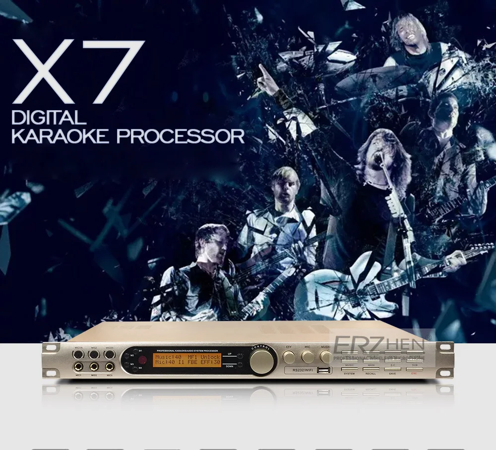 Звуковой процессор GTX7 effect control processing enhanced version