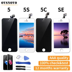 ЖК-дисплей для iPhone 5 5S SE 5C, экран и сенсорный дигитайзер в сборе, замена с подарками, черный, белый, AAA ++, бесплатная доставка