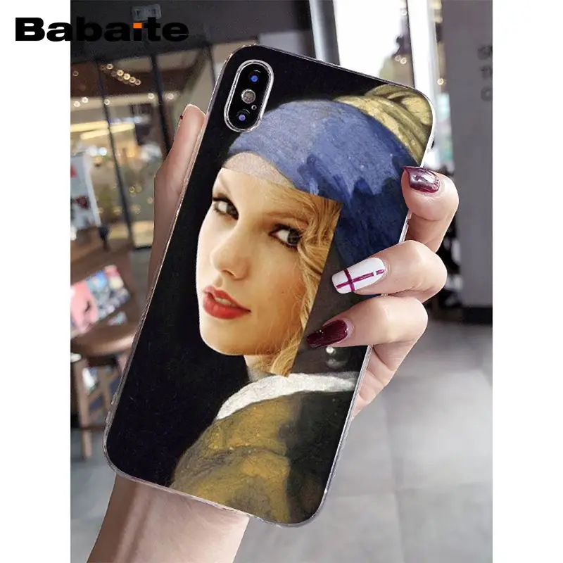 Babaite &quotВан Гог&quot &quotМона Лиза девушка жемчужной сережкой арт ТПУ мягкий чехол