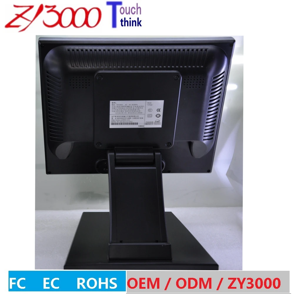 Автомобильный детектор промышленный сенсорный экран 19 дюймов Dvi Vga Tft Lcd для Pos