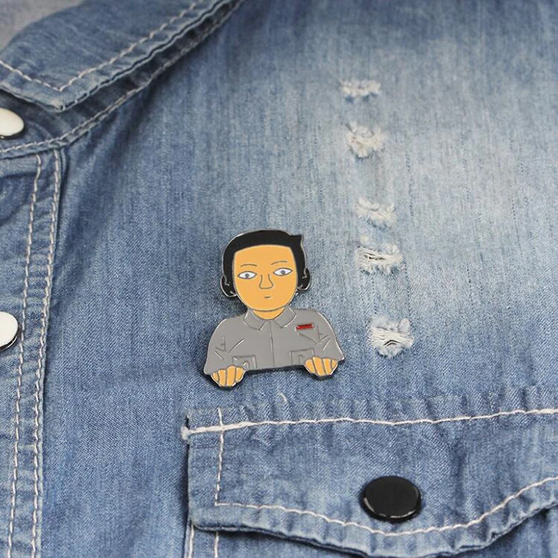 Креативный мультфильм абстрактный Авиатор брошь Аватар значок для женщин