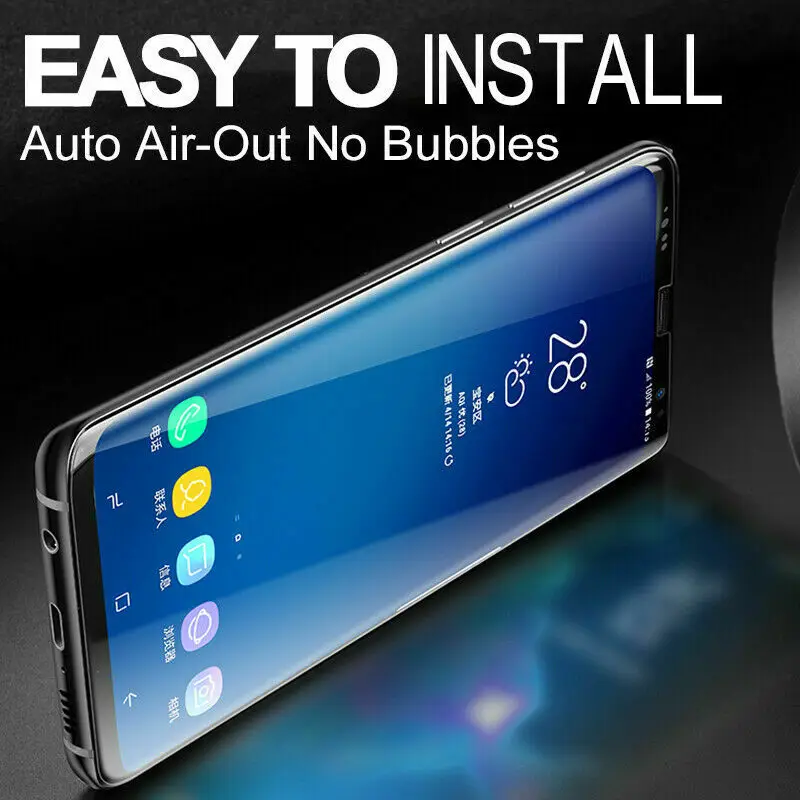 HOPCHAM УФ полное клеевое жидкое закаленное стекло для Samsung Galaxy Note 9 8 S8 S9 Plus пленка