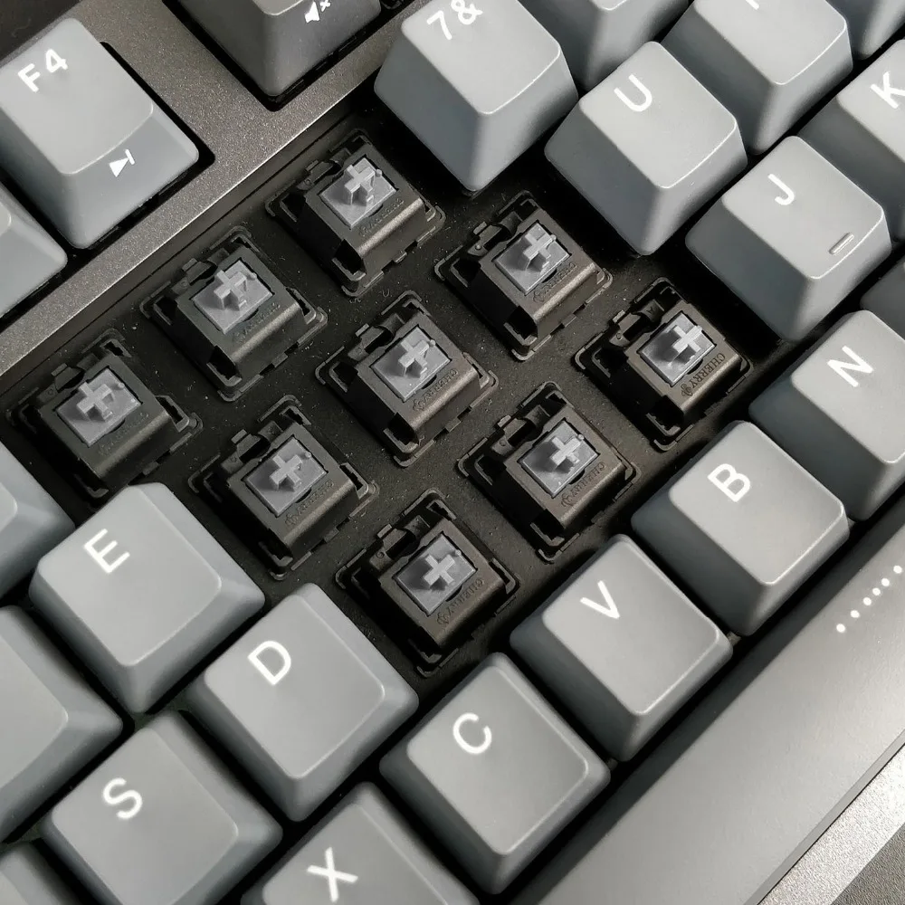 Игровая Механическая игровая клавиатура DURGOD 87 TKL с переключателем Cherry MX Silver PBT doubleshot Keycaps(Anti-Ghosting