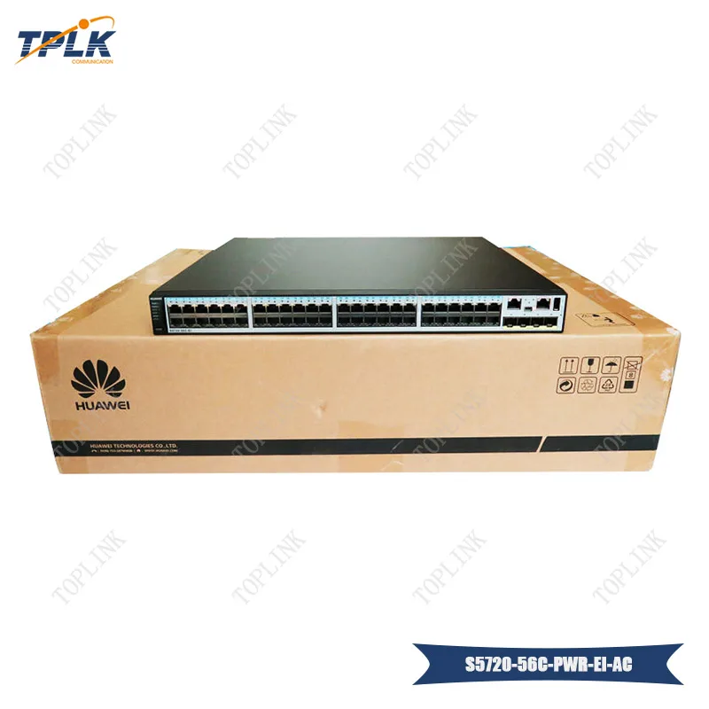 Высокая эффективность Enhanced Gigabit PoE Настенные переключатели S5720-56C-PWR-EI-AC с 48 порты Хуа Вэй S5720 серии коммутатор 10/100/1000 Мбит/с