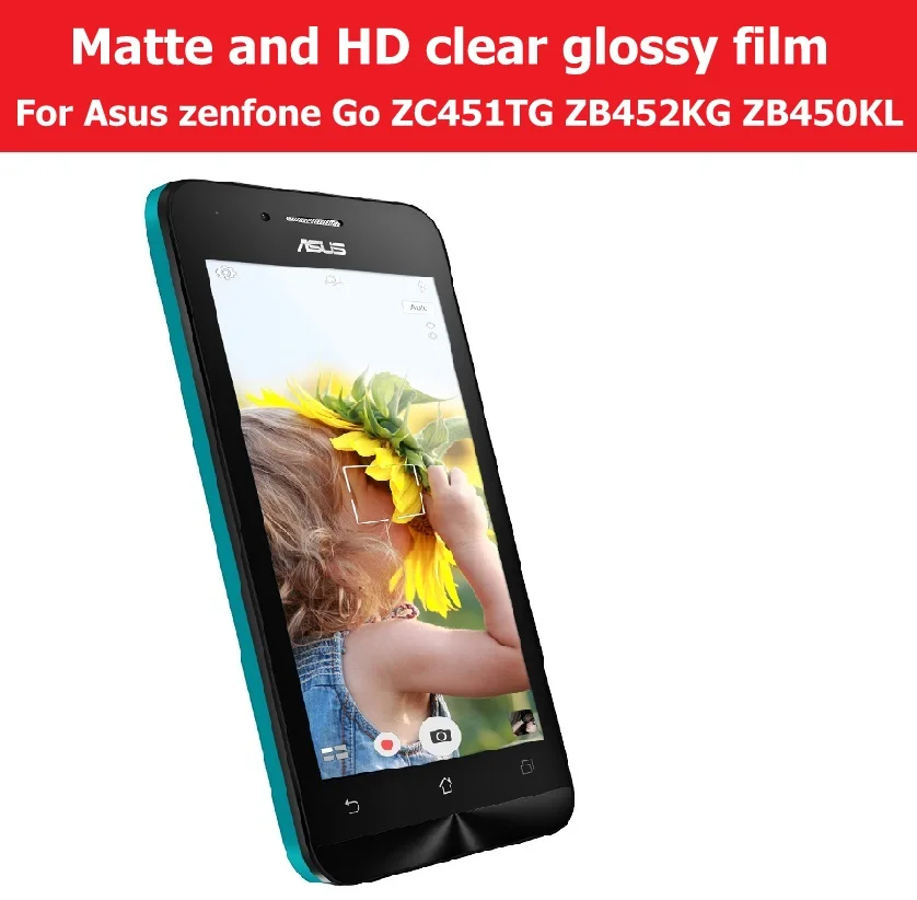 Защитная Антибликовая матовая пленка для Asus Zenfone Go ZC451TG ZB452KG ZB450KL 4 5 &quotHD прозрачная