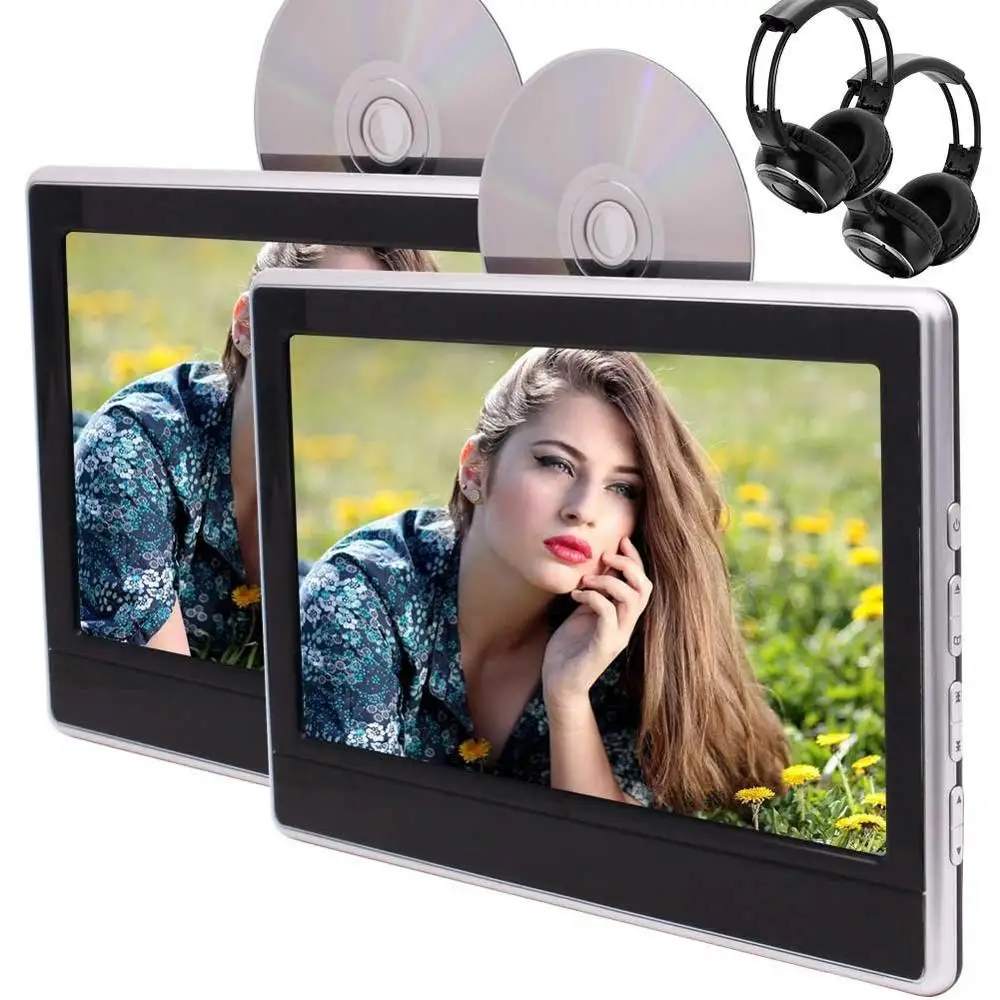 Двойной портативный dvd плеер монитор 11 6 ''Поддержка HDMI USB SD FM IR AV вход/выход