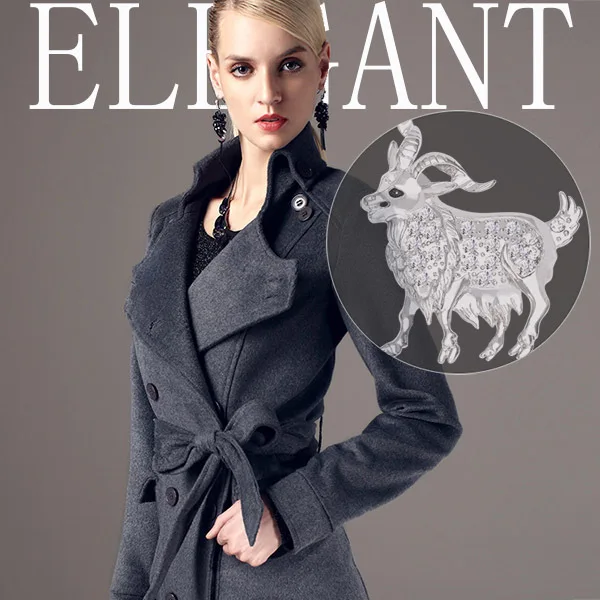 Бижутерия от китайского производителя свадебная Золотая брошь стразы Броши из