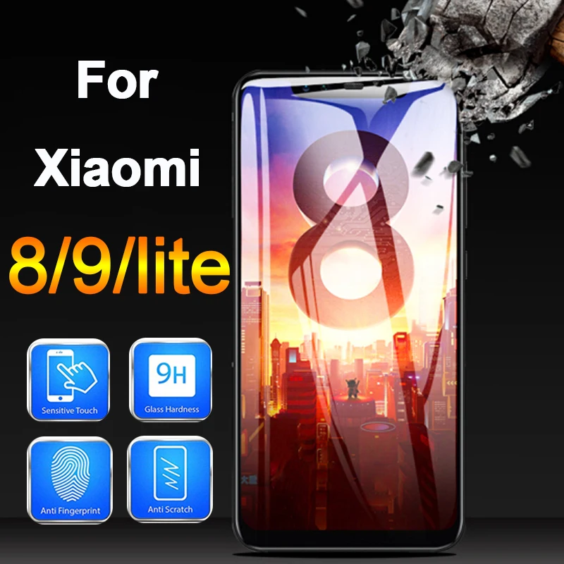 Защитная пленка для экрана Xiaomi 8 закаленное стекло 8lite|Защитные стёкла и плёнки