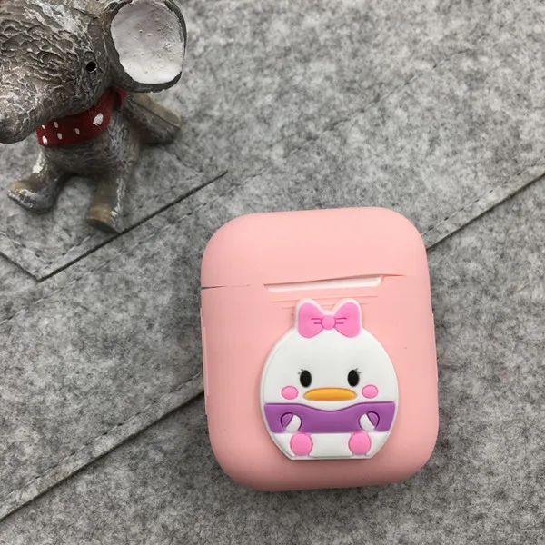 14 Мультяшный Мягкий силиконовый чехол для Airpods, противоударный защитный чехол для наушников, водонепроницаемый чехол для iPhone 7 8, аксессуары для гарнитуры - Цвет: 14