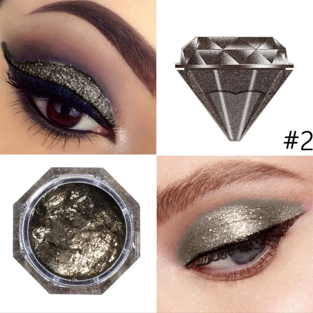 XY Fancy 1 шт. Модные женские тени для век с металлическим блеском Косметика темно