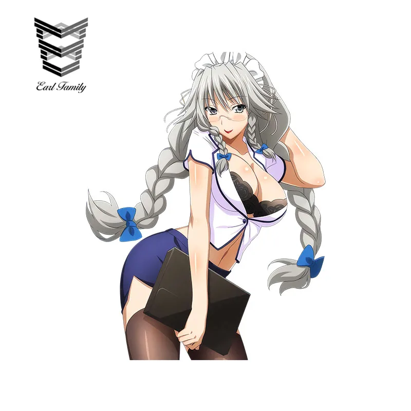 EARLFAMILY 3D сексуальные автомобильные наклейки Love Live! High School DxD Grayfia Lucifuge Рендер