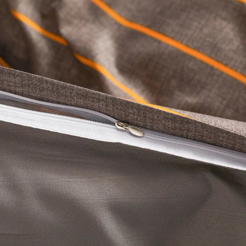 Короткий стиль полиэстер пододеяльник наборы 4 шт. Королева двойной размер