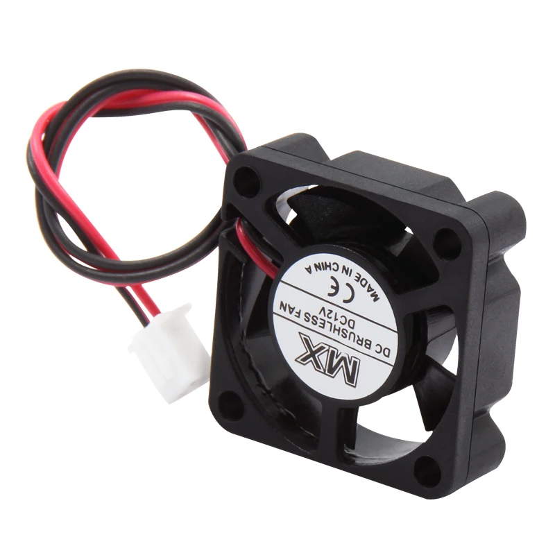 2 шт 12V 3010 Бесщеточный вентилятор охлаждения Turbo Вентилятор 3D-принтеры Запчасти 2Pin