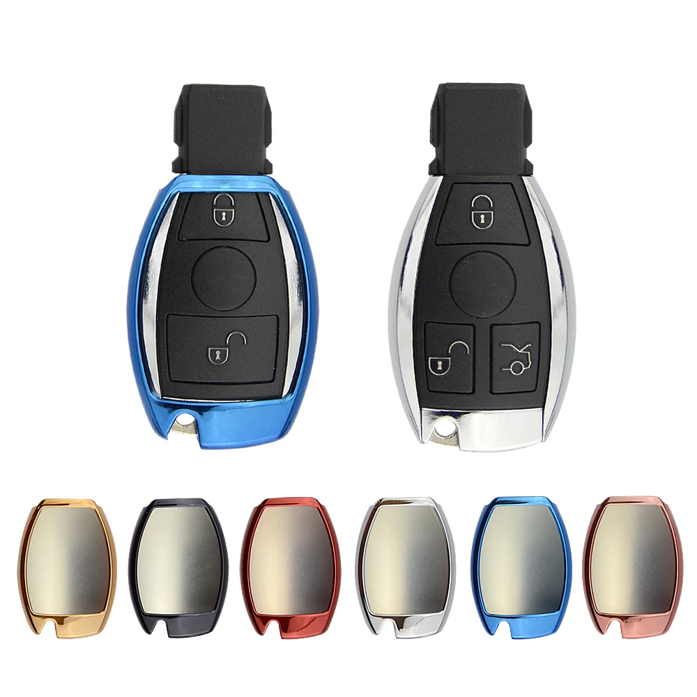 Чехол для автомобильного ключа OkeyTech 2 3 кнопки сумка Mercedes Benz C Class W205 w204 w211 w203 GLC GLA